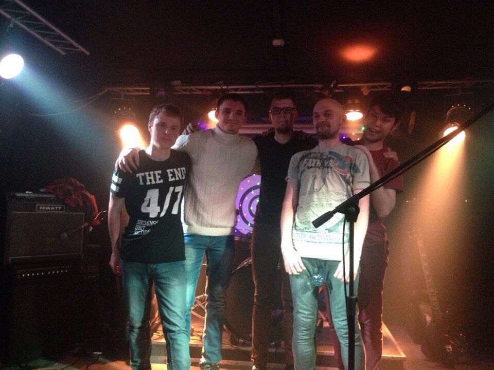 Я с ребятами на одной сцене