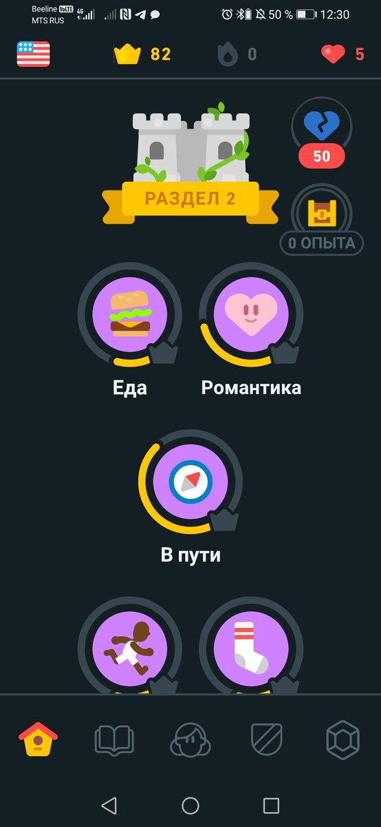 Источник :приложение Duolingo
