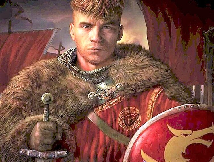 Римский командир перед боем 