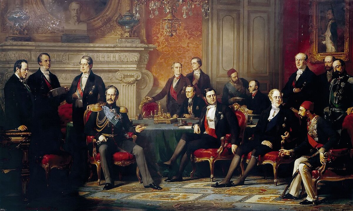 Парижский конгресс 1856 г. Источник: Getty Images