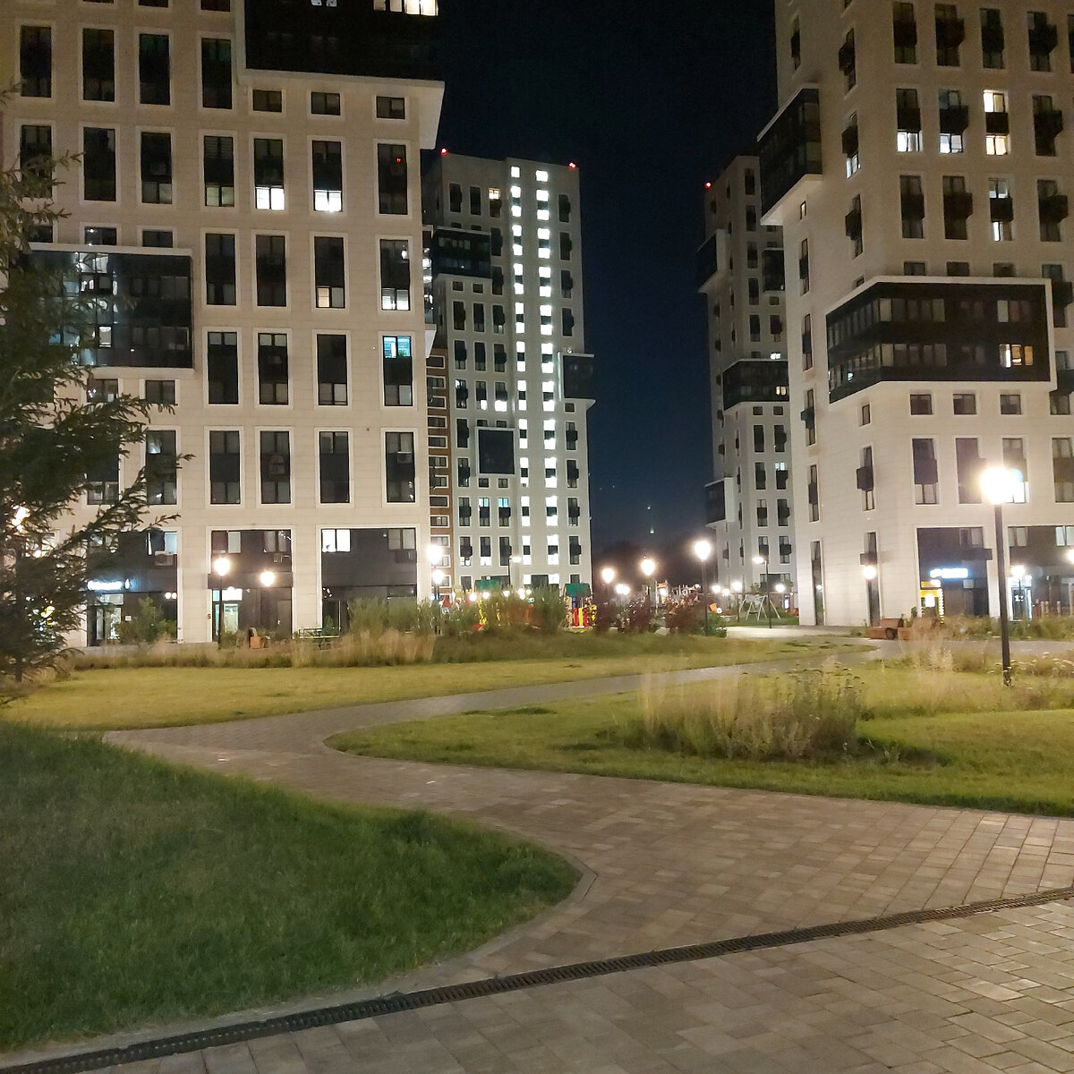 Мой вечерний двор