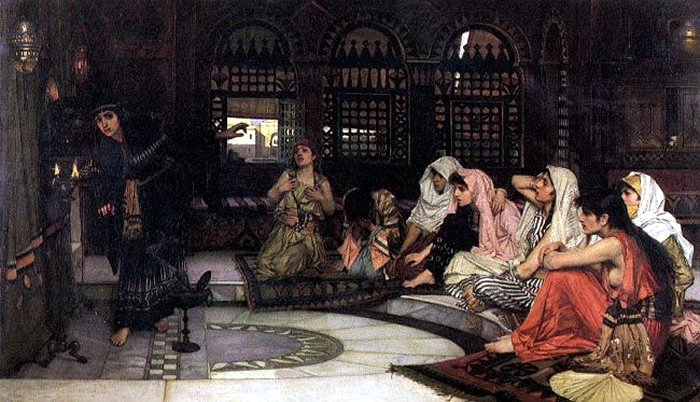 Джон Уильям Уотерхаус. «Обращение к оракулу» (1884)