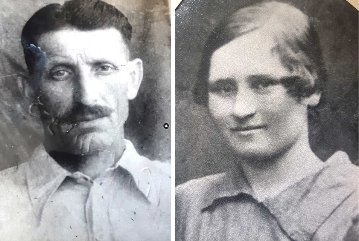 Родители Василий Сергеевич и Евдокия Тимофеевна Седовы