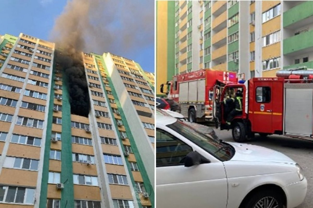    В Самаре во время пожара на ул. Гая, 27Б, 8-летний ребёнок получил ожоги