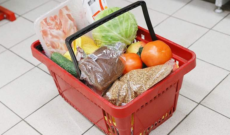 Корзина с продуктами.