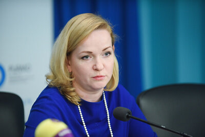    Председатель координационного совета Ассоциации председателей советов многоквартирных домов Московской области Юлия Белехова ©Александр Манзюк РИАМО
