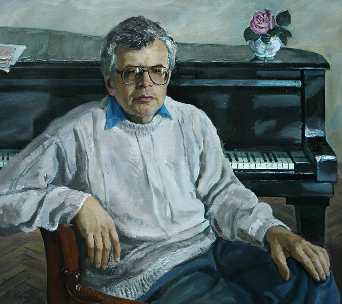 сергей васильевич рахманинов за роялем. композитор музыкальный художник. шостакович портрет. фредерик шопен фортепиано. композитор рихтер святослав.