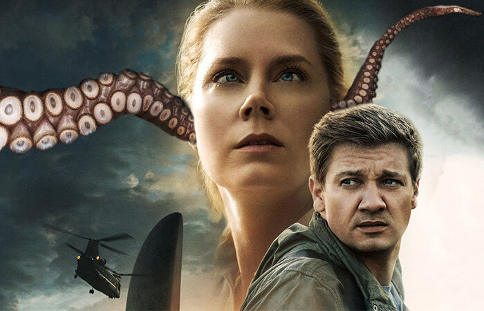 «Прибытие» (Arrival). Оригинальный постер правее...