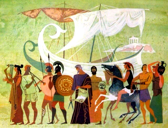 Жители Древней Греции
