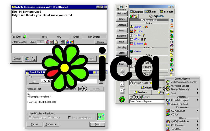 ICQ. ICQ Интерфейс. ICQ приложение. ICQ картинки.