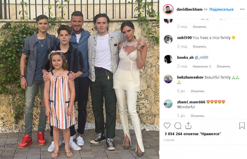 Источник: www.instagram.com/davidbeckham