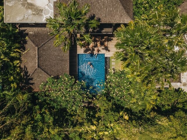 Потрясающий вид сверху отеля "Awarta Nusa Dua Resort & Villas"