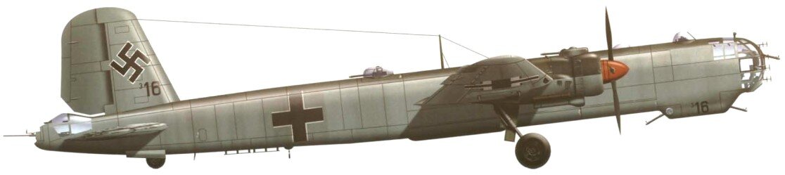 Дальний бомбардировщик Хе-177 "Гриф".