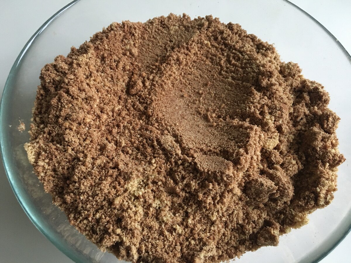 Смешали с какао.