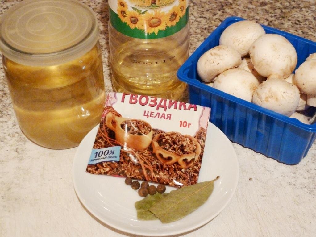 Шампиньоны маринованные по-быстрому!