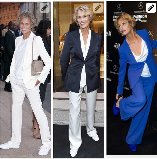 Ну и кто скажет, что ей за 70? Выглядит молодо и стильно