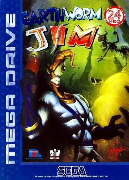 Earthworm Jim
Earthworm Jim (рус. Червяк Джим; сокр. EWJ) — видеоигра в жанре платформер, разработанная студией Shiny Entertainment и изданная компанией Virgin Interactive. Главным героем игры является земляной червь по имени Джим, одетый в роботизированный суперкостюм и сражающийся со злом. Игра была выпущена для приставки Mega Drive/Genesis в 1994 году и впоследствии была портирована на SNES, Game Gear, Game Boy и ПК. После выпуска игра была положительно оценена журналистами за детальную анимацию, продуманный игровой процесс и эксцентричный абсурдный юмор.



