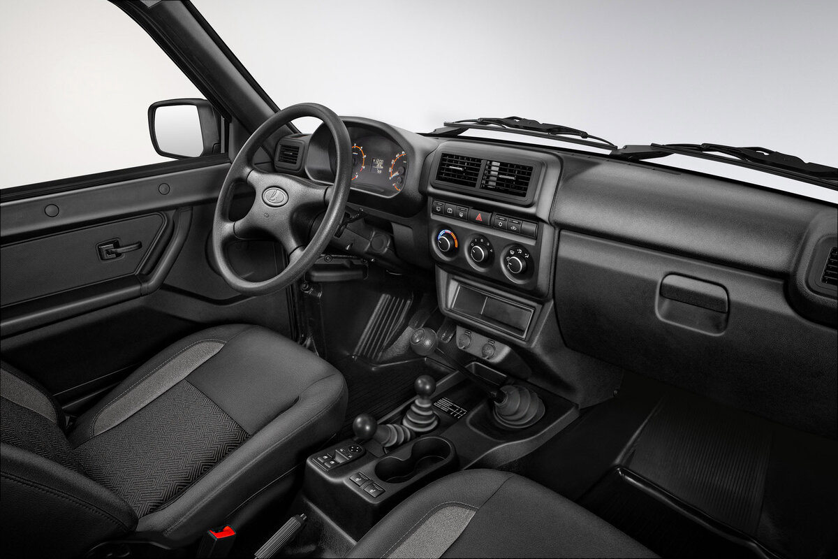 Интерьер LADA 4x4 2020 модельного года, с сайта https://www.lada.ru