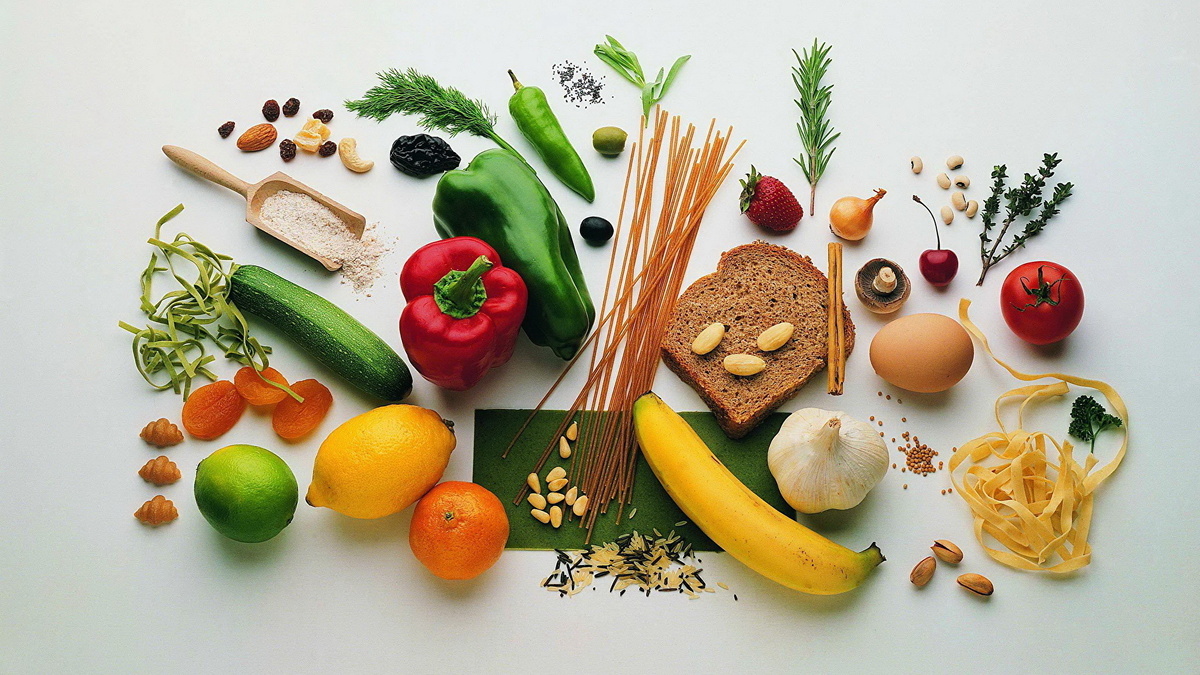 фрукты, овощи, орехи и другие полезные продукты