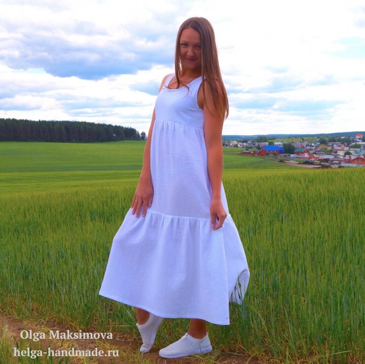 Белое платье из шитья - как добиться стройнящего эффекта? | Время шить | Дзен