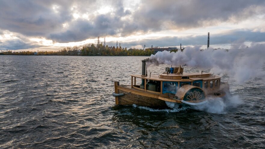 Паровой катер XIX века, реконструкция. Источник:  foundation-of-historic-boats.ru
