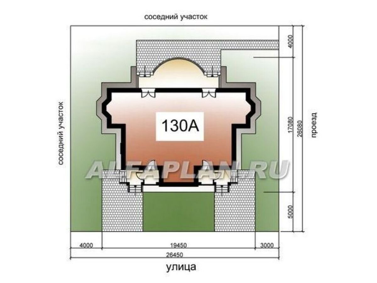 Проект дома на две семьи (дуплекс) 130А «Родное сердце» | Популярные  проекты домов Альфаплан | Дзен