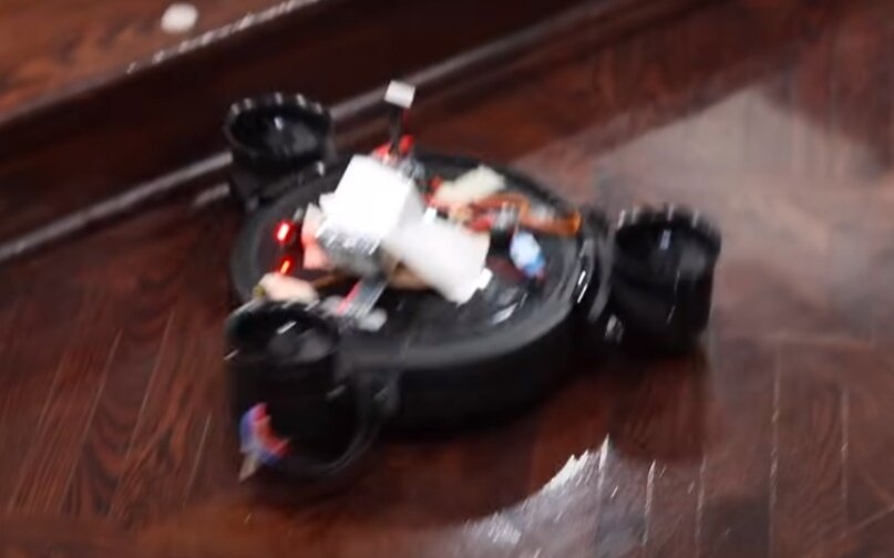 Самодельный робот из старого пылесоса Roomba