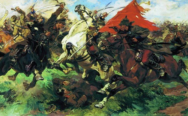   Но если вдруг когда-нибудь                                                                                                                    мне уберечься не удастся,
какое новое сраженье
              ни покачнуло б шар земной,
я все равно паду на той,
              на той далекой, на гражданской,
и комиссары в пыльных шлемах
              склонятся молча надо мной.
                                                                                                                             Б.Окуджава