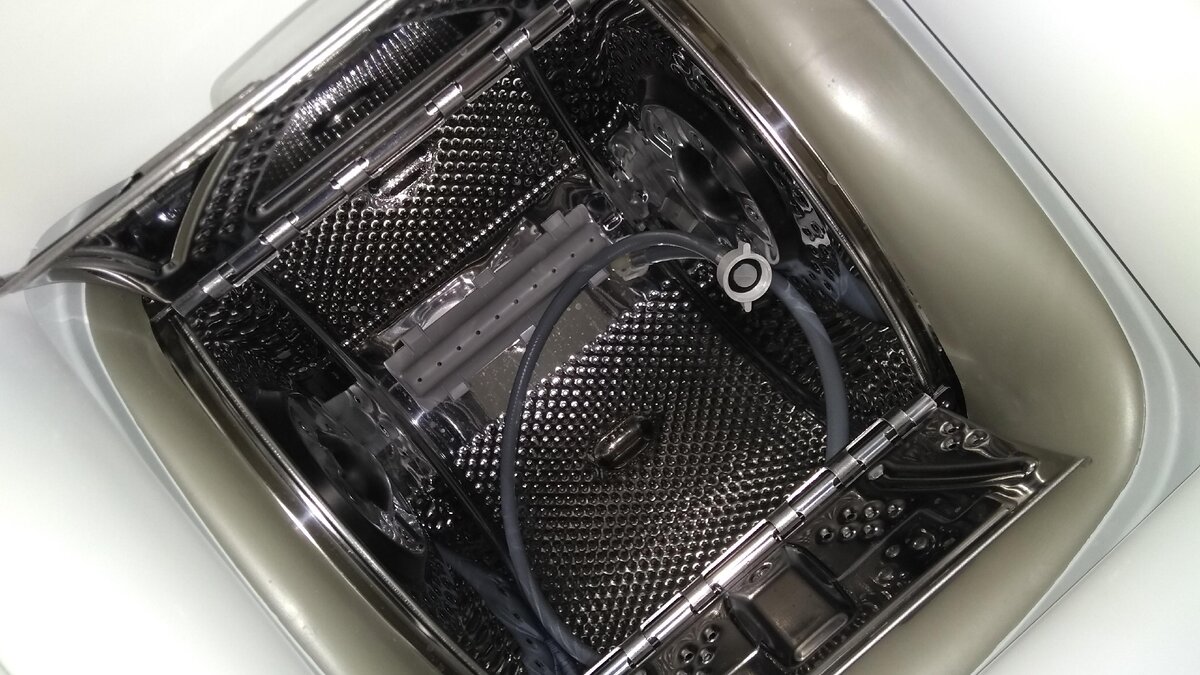 Открытые створки барабана