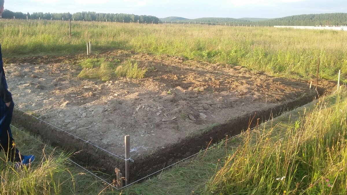 Скоро здесь будет наш дом.