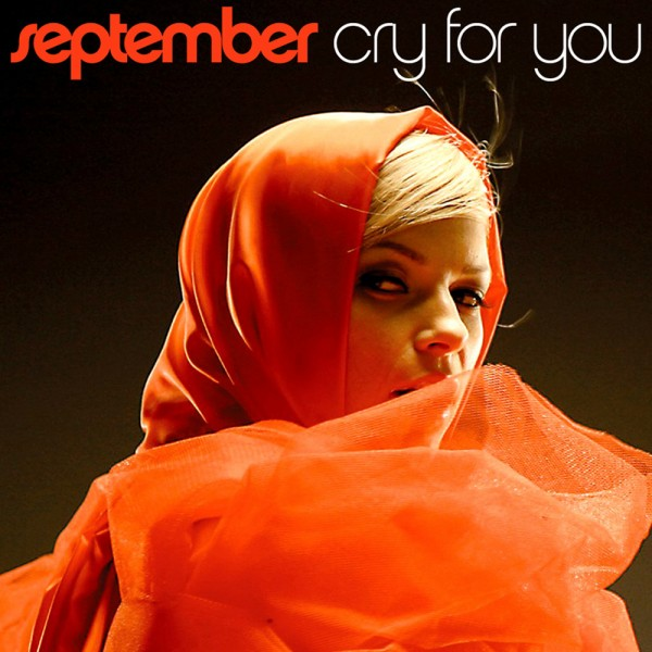 Обложка сингла "Cry For You" шведской певицы и автора песен September