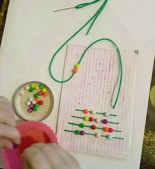 Ёлочка из бусин