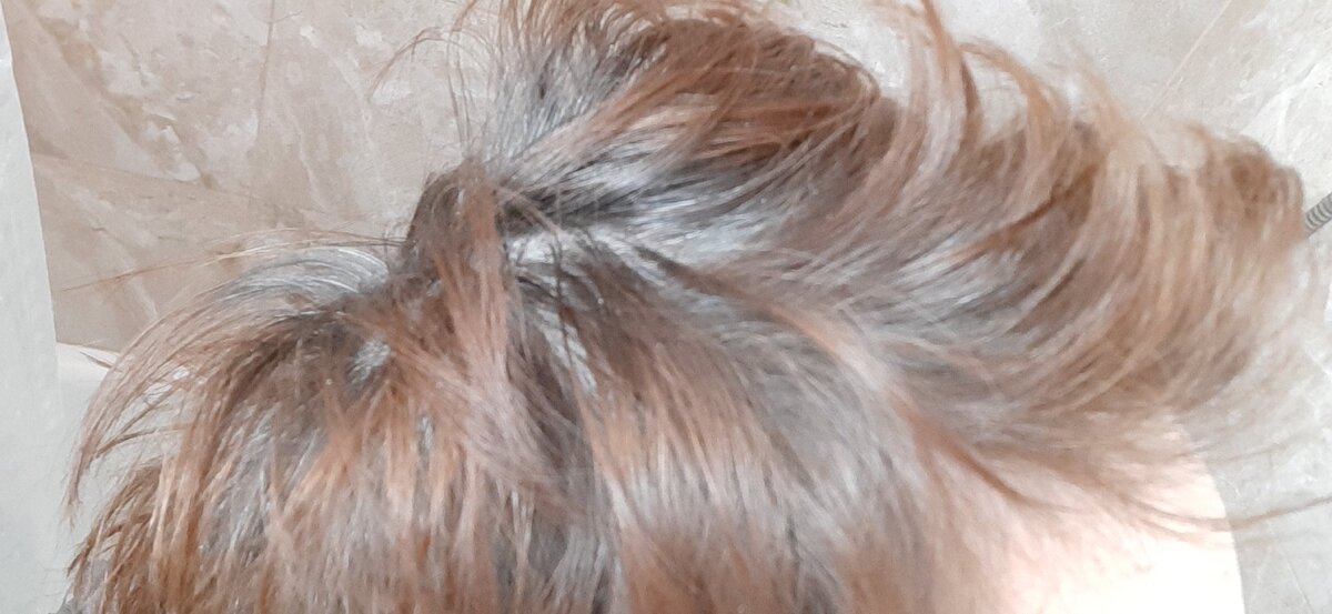 Затянула с окрашиванием...