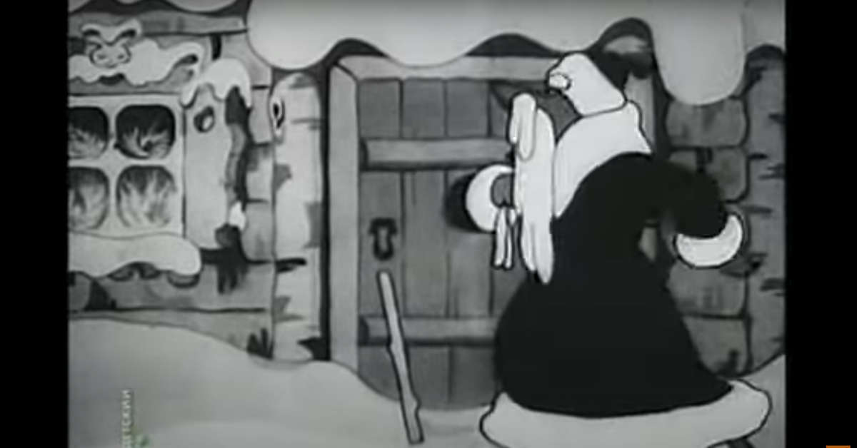 Кадр из мультфильма «Дед Мороз и серый волк» (1937)