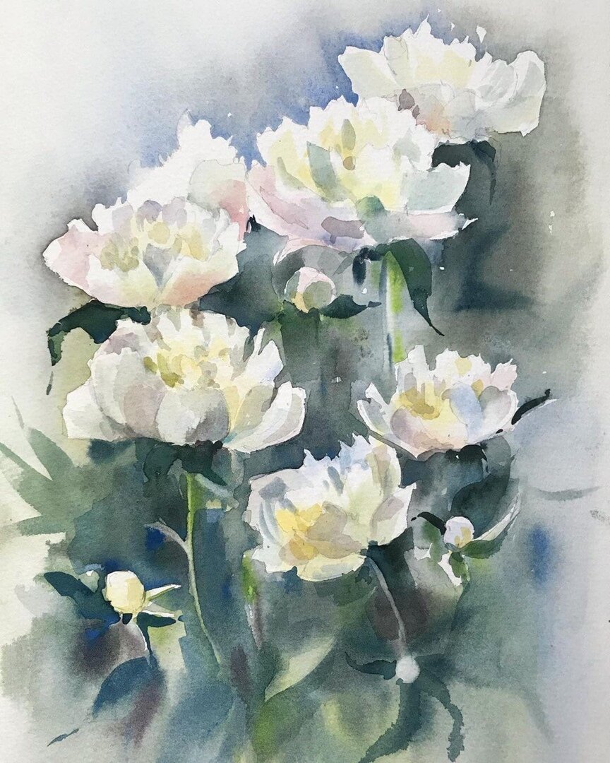 Елена Прокопенкова. Пионы.