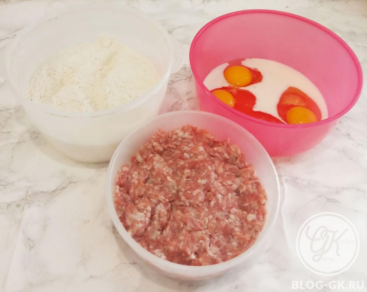 Ингредиенты для пельменей