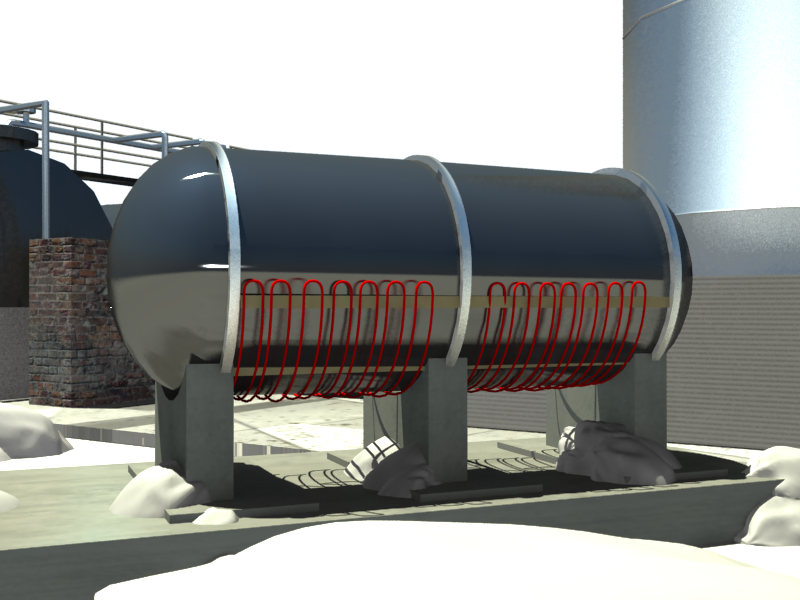Электрообогрев резервуаров и емкостей