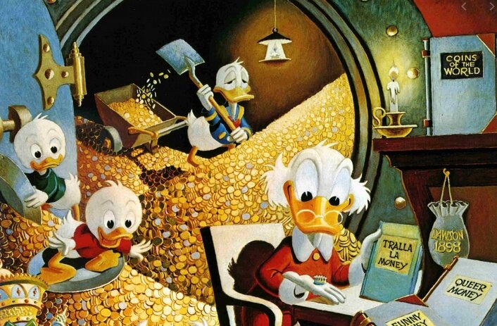 👍Да-да, вы будете этаким Скруджем МакДаком и вашей основной задаче будет максимальная "выжимка" профита из проекта и направление проекта в сторону максимально вовлеченности игроков (Фото: https://kitchenriots.com)