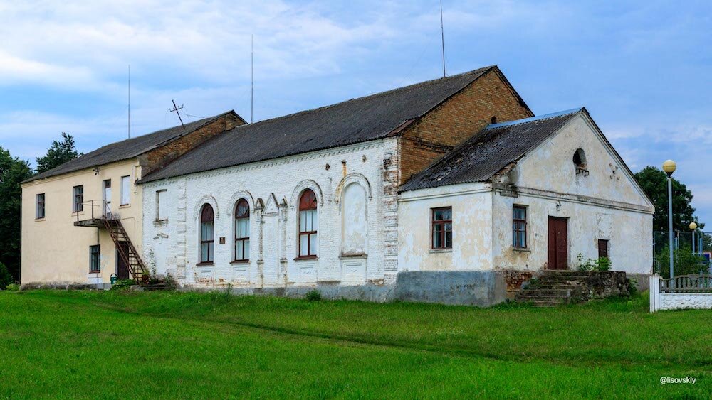 Здание бывшей синагоги. Желудок, Гродненская область, Беларусь