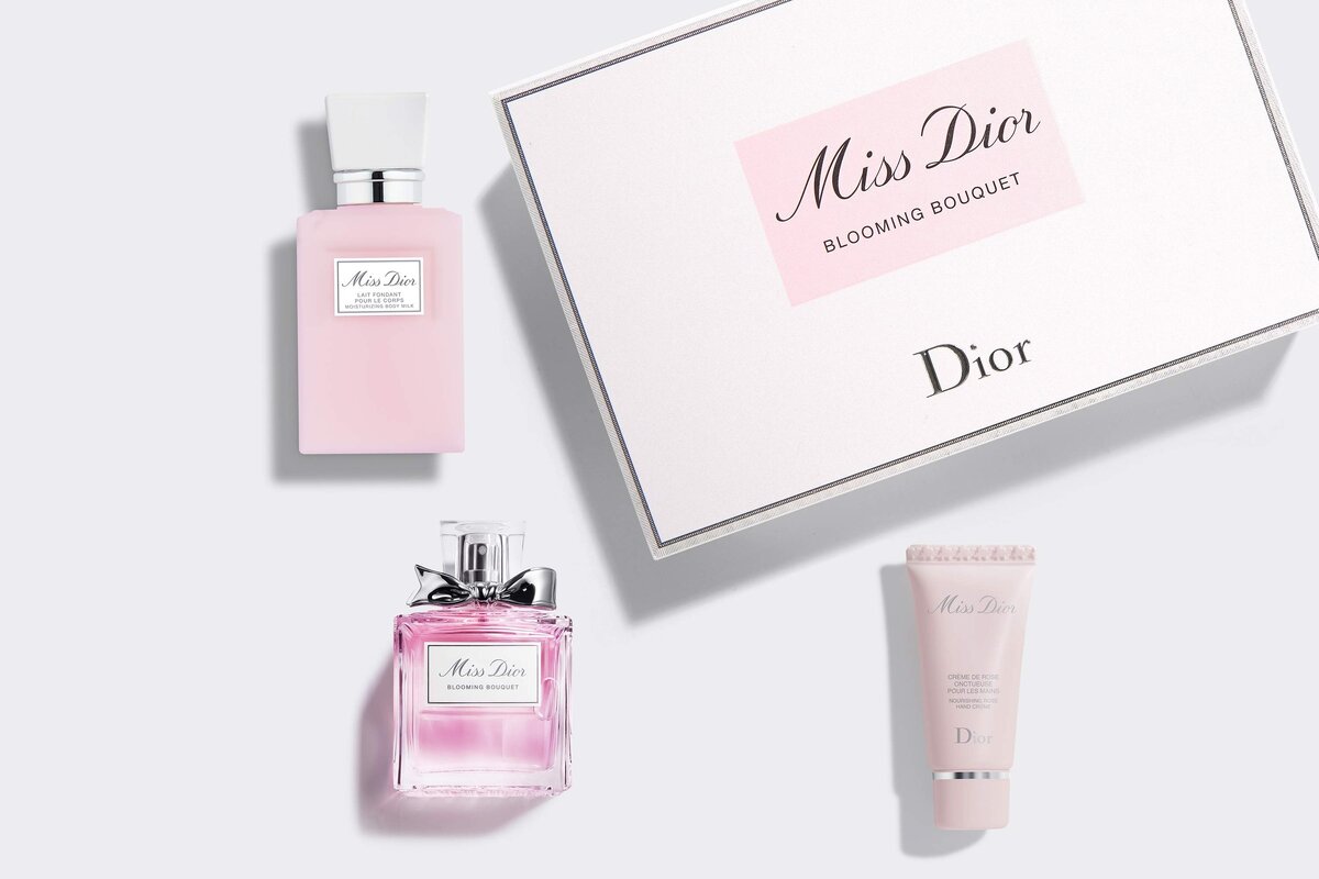 Туалетная вода Miss Dior Blooming Bouquet с молочком для тела и кремом для рук