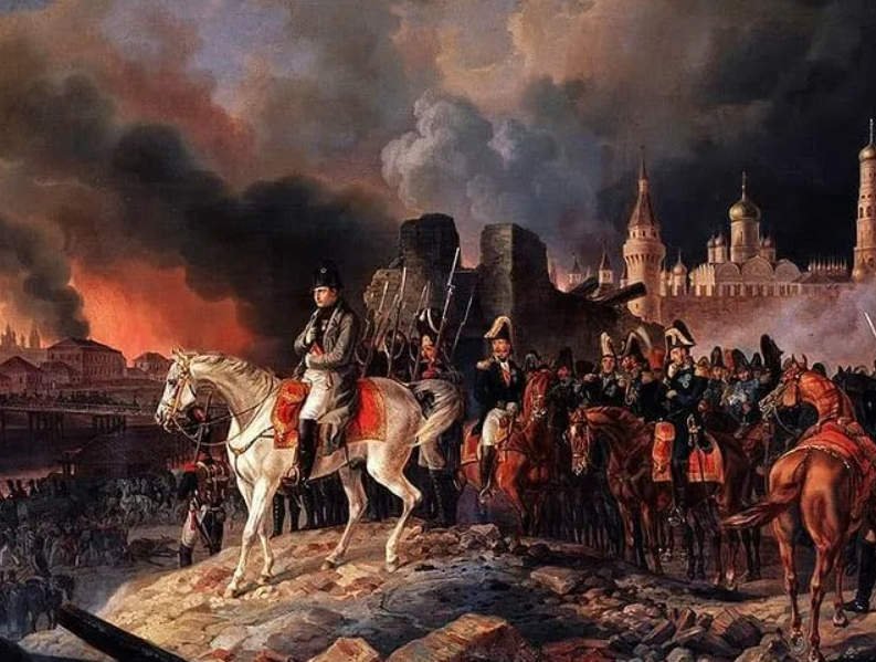Наполеон и московский пожар
