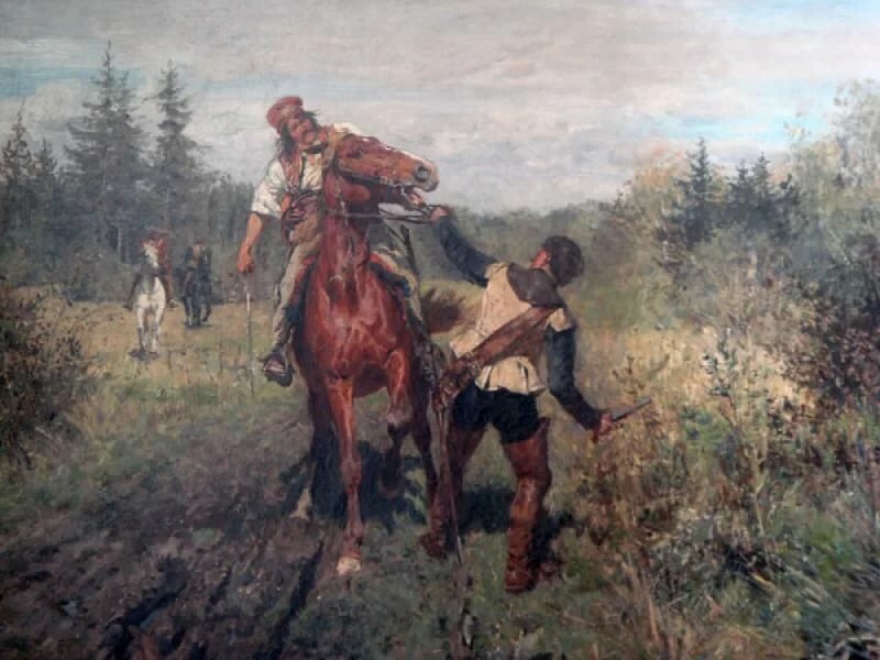 Вельтен Вильгельм "Разбойники" 1881 г