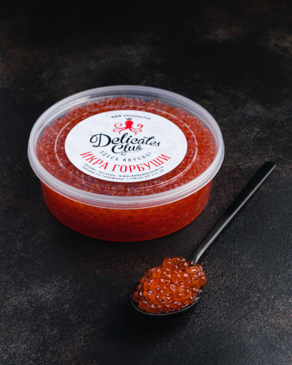 Икра горбуши, пластик, 500 г