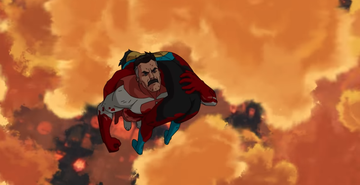 Кадр из мультсериала Invincible