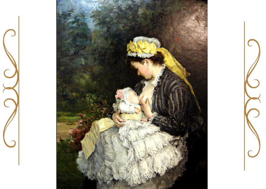 "Кормилица", Анри-Мишель Леви, 1870-е. (с) Из коллекции Орлеанского музея изящных искусств