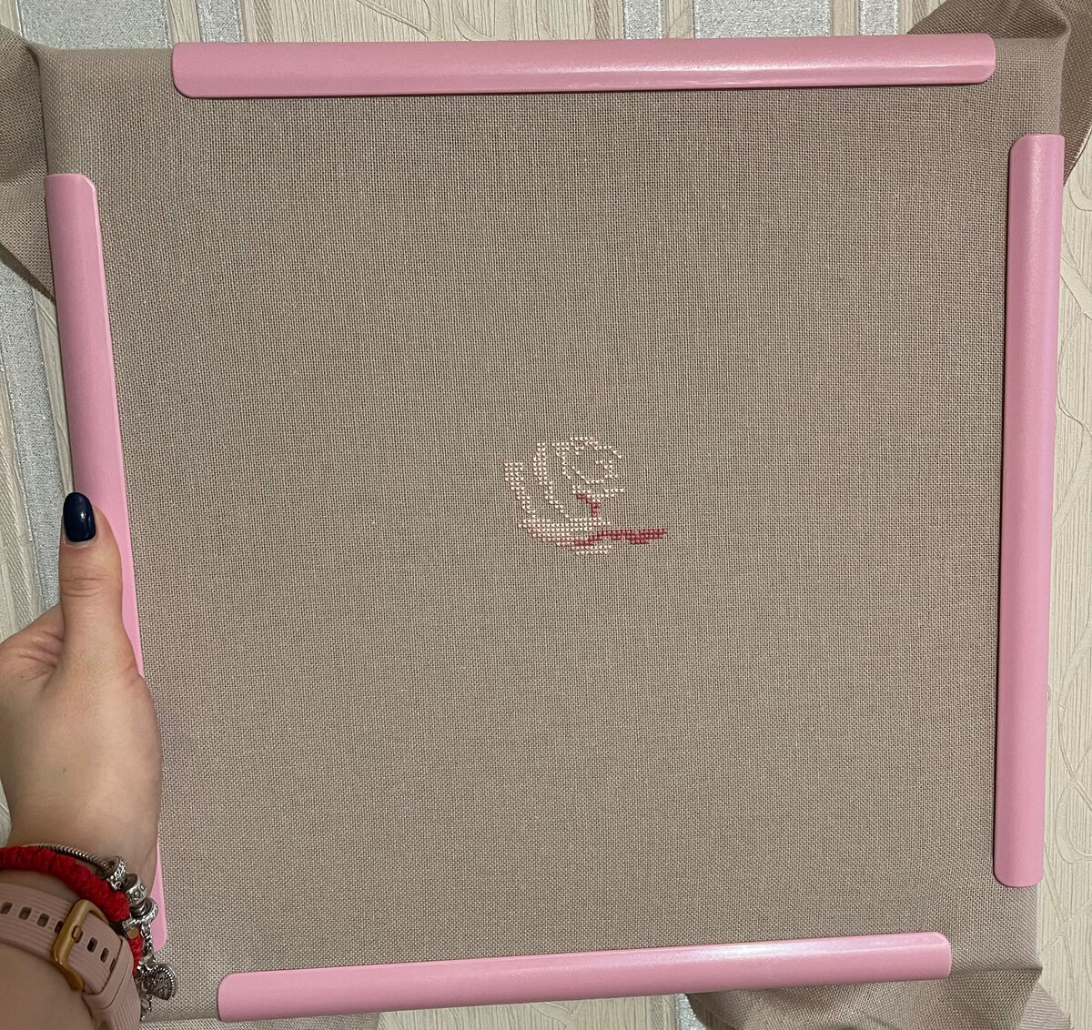 Мой барабан, ткань держит идеально