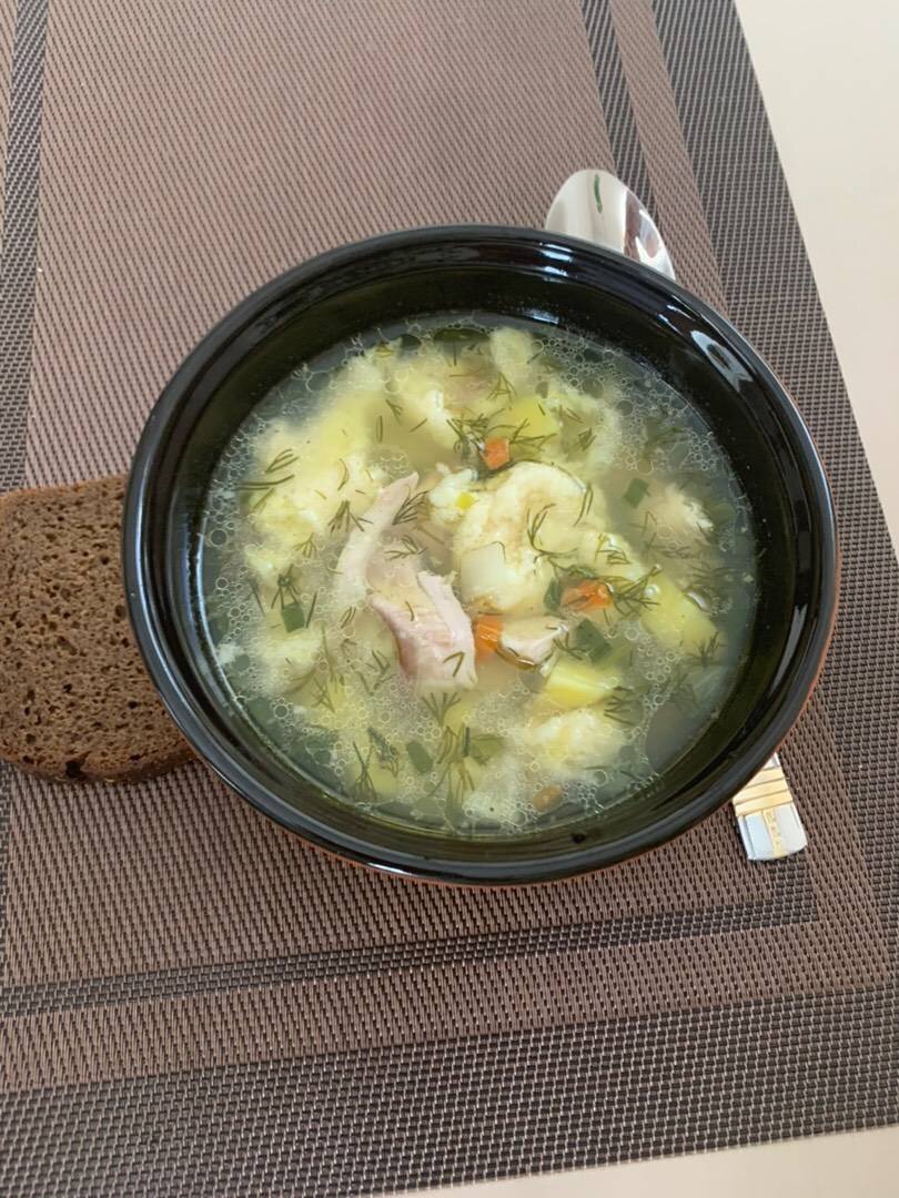Куриный суп с клецками – пошаговый рецепт приготовления с фото