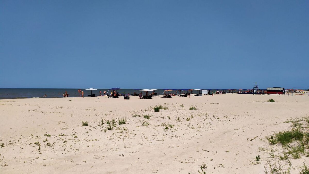 пляж, Азовское море.