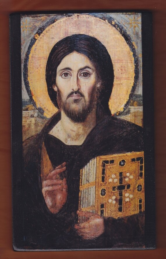 Старейшая икона "Христос Пантократор", Синай.