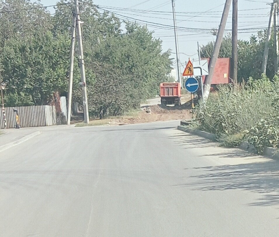 Участок Неклиновского переулка. Ремонт.